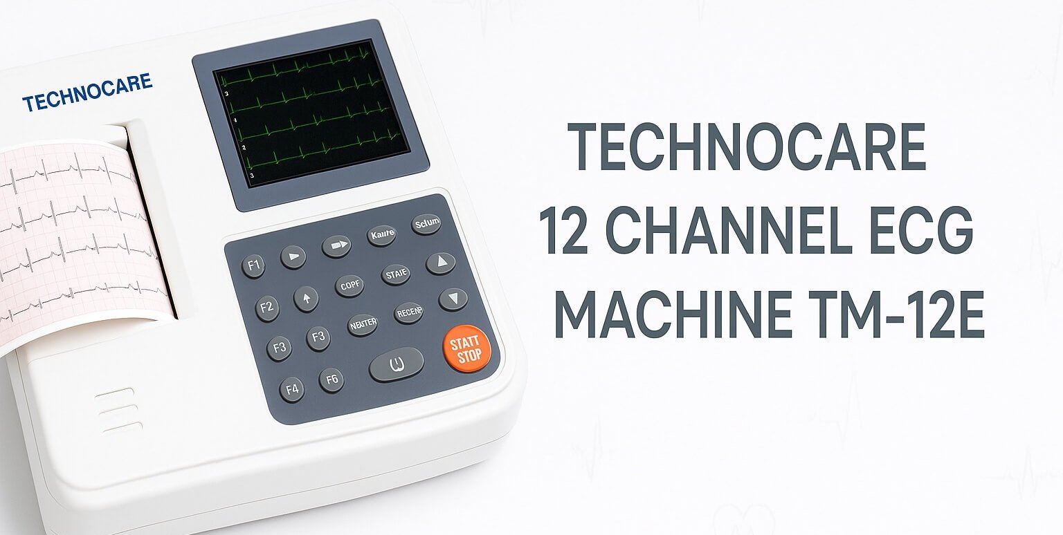  Technocare TM-12E ECG Machine in India